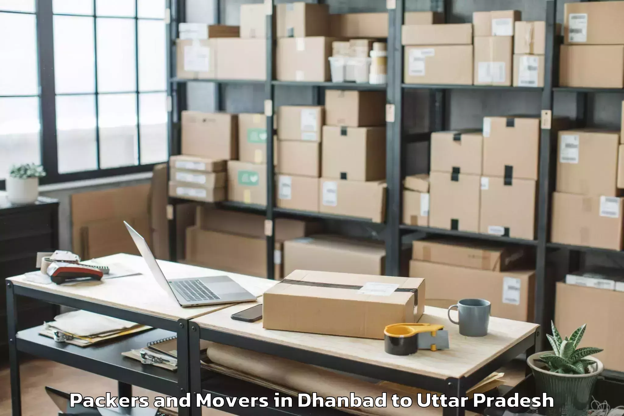 Hassle-Free Dhanbad to Bhadohi Packers And Movers